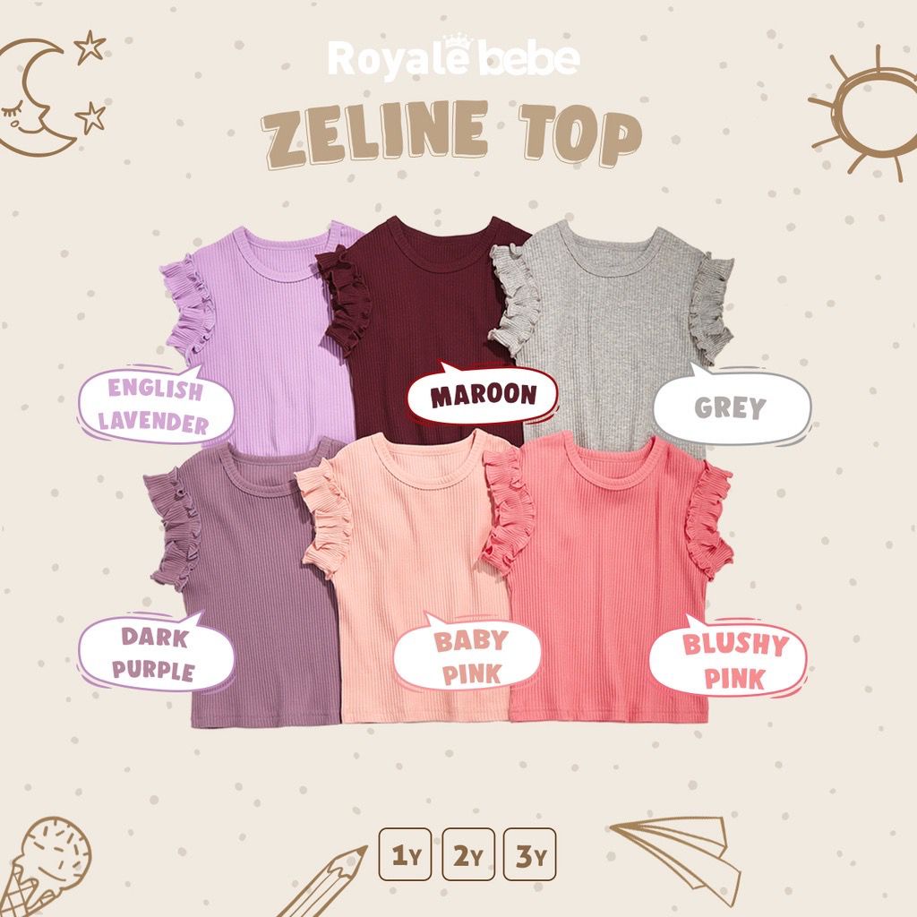 Royale bebe Baby Zeline Top - Baju Anak