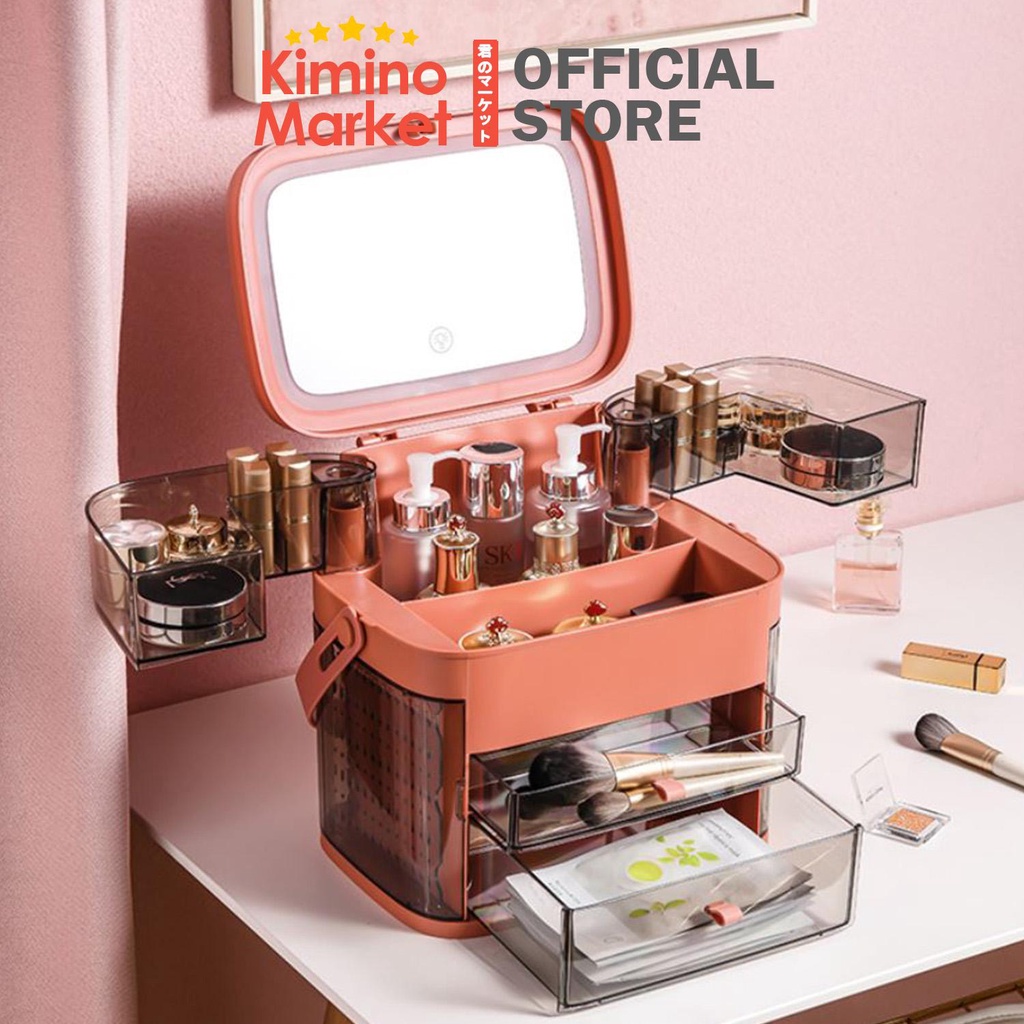 Makeup Organizer Travel Storage Tempat Rak Makeup Travelling