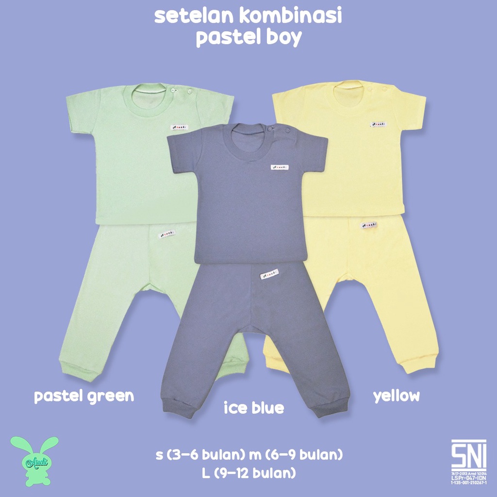 Aruchi Setelan Comfy Series Pendek Panjang SML / Setelan Anak