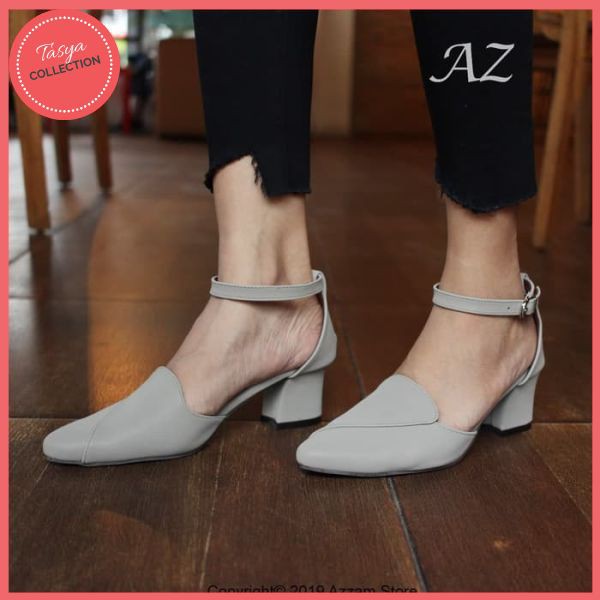 SEPATU HAK KOTAK TAMARA LANCIP TALI