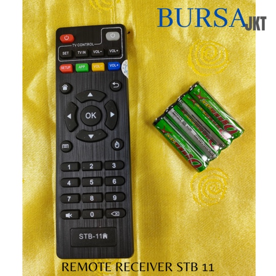 REMOTE SET TOP BOX STB - 11 RECEIVER MULTIFUNGSI ANDROID  MXQ MX10 H96 V88 T95 X96 TV BOX WIFI