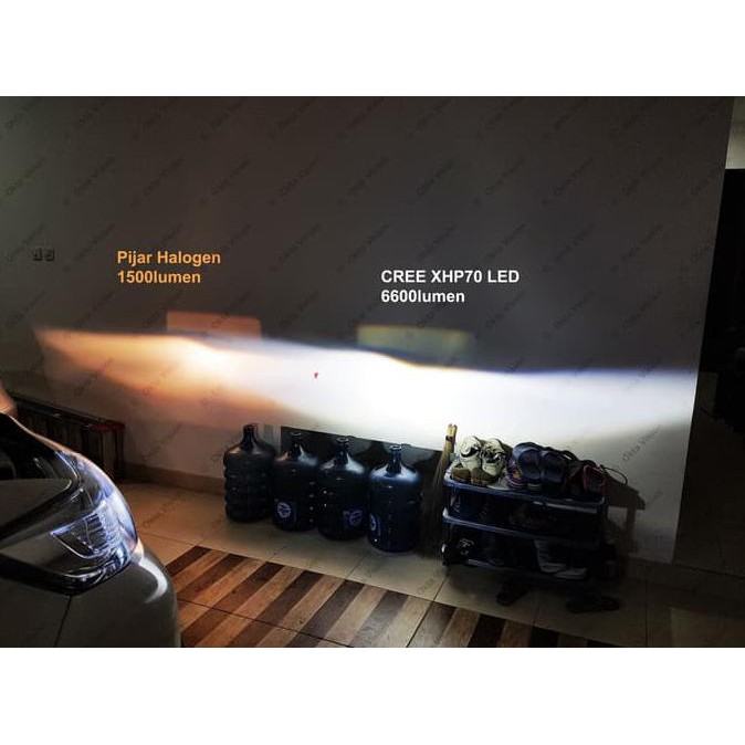 Lampu Led Mobil Putih 60W H7 H11 Hb3 Hir 2 / 9012 Cree Xhp70 Xhp 70 .Ayesha01.Olshop