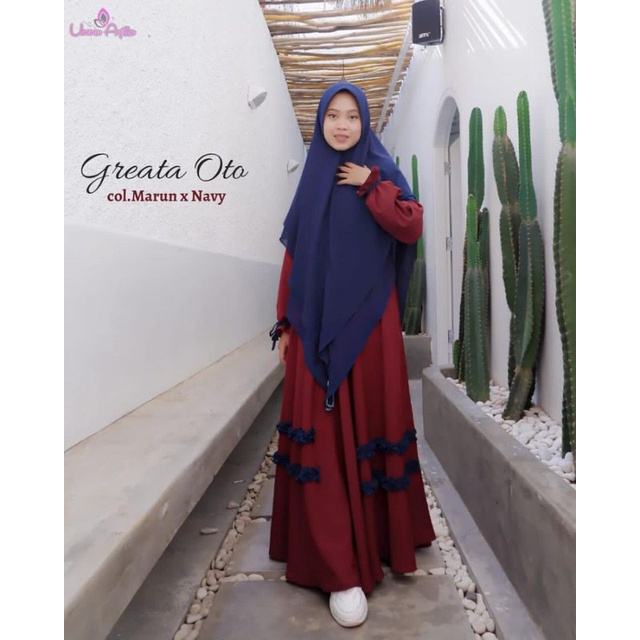 Gamis syar'i/Gamis set/Gamis Elegant/Busana Muslim/Ummu Aqila