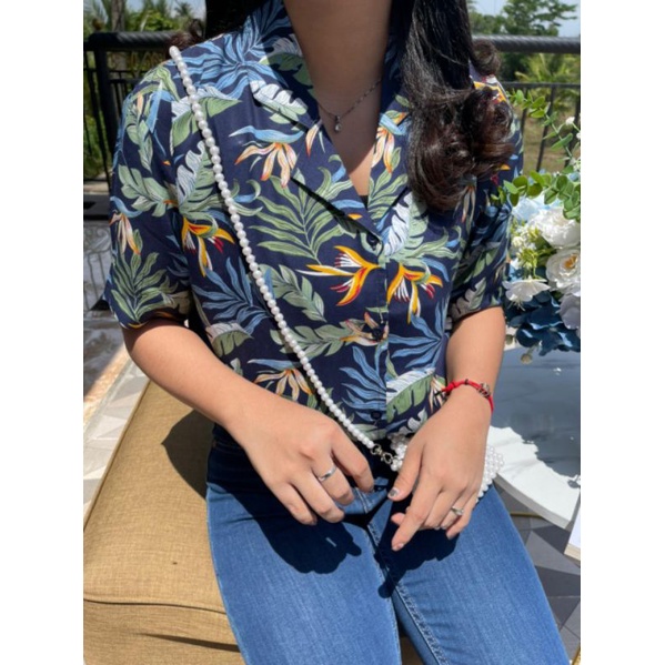 Kemeja Wanita / Kemeja Cewek / Kemeja cewek kekinian / kemeja floral / Kemeja H&M
