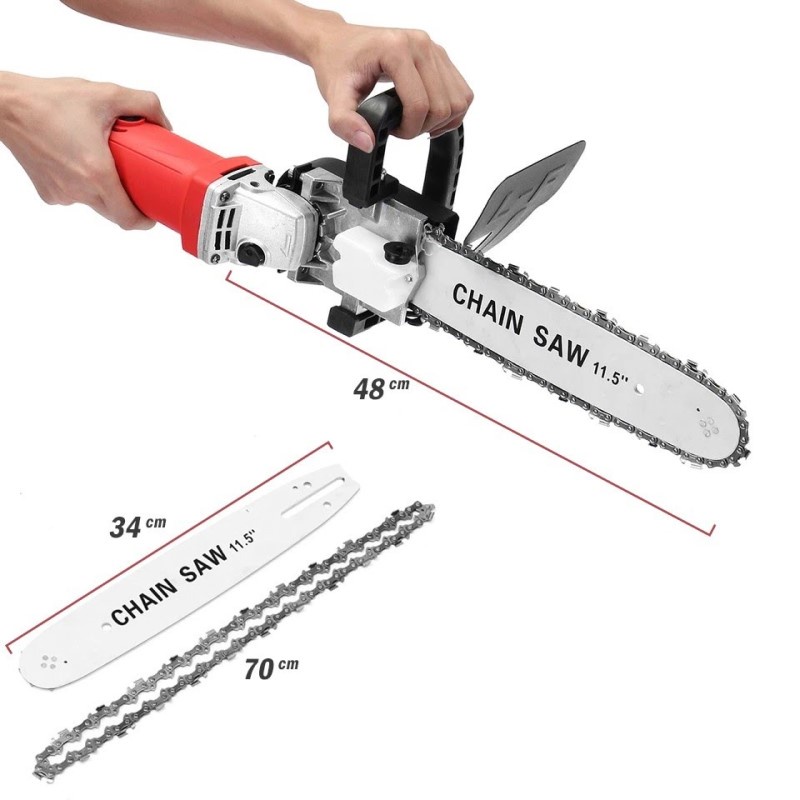 Paket MAILTANK Mesin Gerinda Tangan GURINDA SH05 + Adapter Chainsaw 11,5 inch SPARTANS