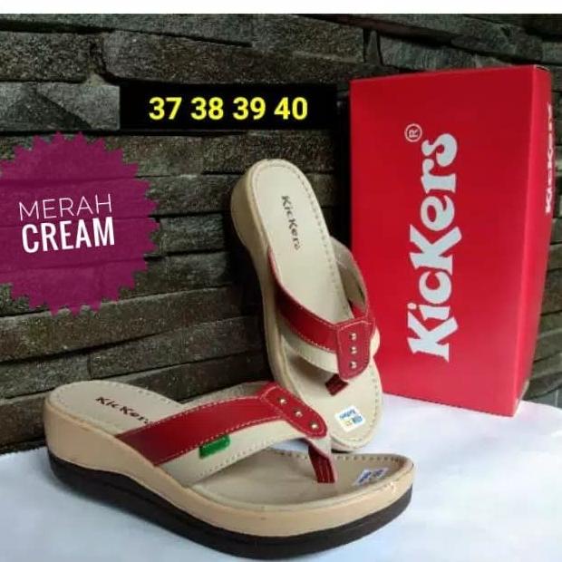 Best Product Sandal Kickers Wanita /Sandal Jepit Kickers Wanita - Paling Dicari