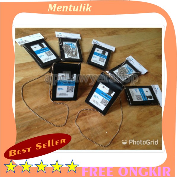 

PROMO Name Tag Id Card Holder Magnet 2 sisi Kwalitas Bagus