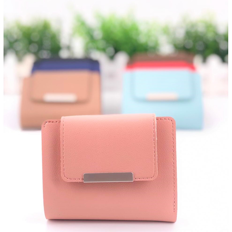 Grosir - D6341 Dompet Lipat Pendek Wanita / Dompet Wanita / Dompet Fashion Wanita / Import Batam