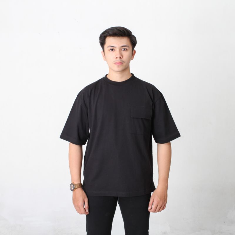OVERSIZE T-SHIRT POLOS HITAM RIRARE