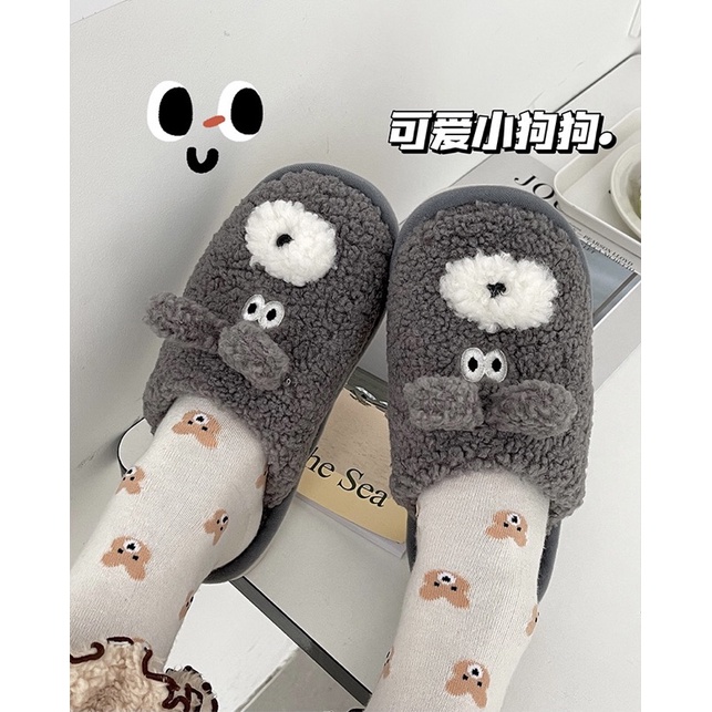 SANDAL BULU KOREA EMPUK &amp; NYAMAN / SANDAL WANITA RUMAH HOTEL MOTIF KARAKTER LUCU / SANDAL KAMAR TIDUR ESTETIK / SANDAL BERUANG / SANDAL POODLE / SANDAL BEAR / CUTE BUNNY BEAR POODLE SLIPPERS / SENDAL INDOOR