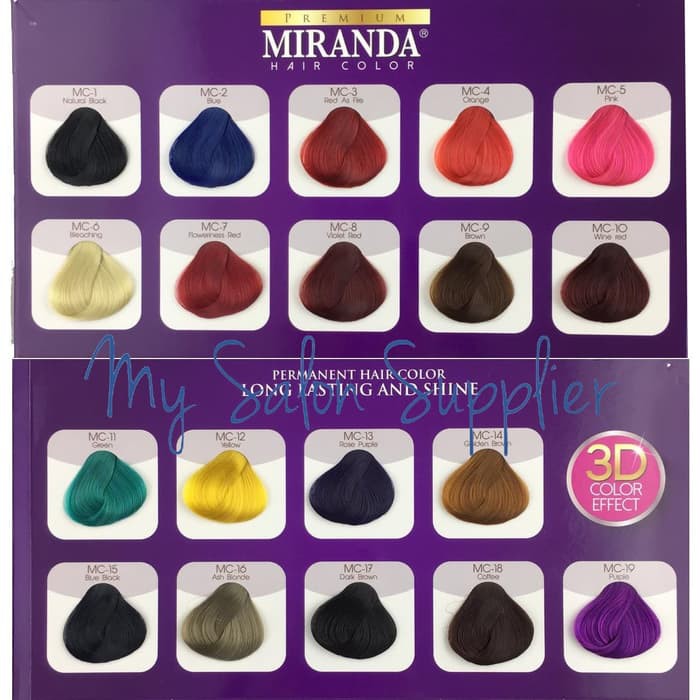 Miranda Hair Color KECIL / Cat Rambut / Bleaching