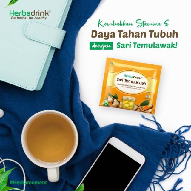 

Herbadrink Temulawak 5 Sachet Serbuk minuman Menjaga Fungsi Hati