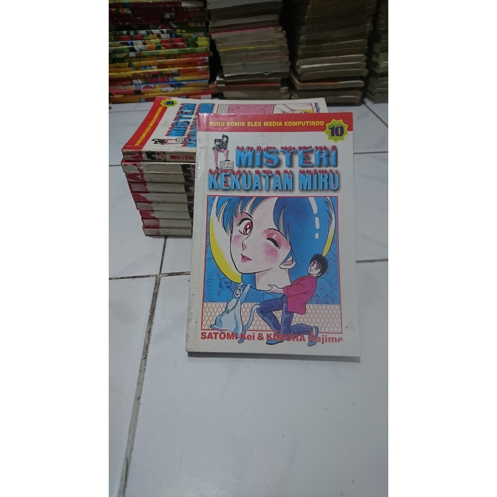 Komik Misteri Kekuatan Miru 1-10 tamat set 2 - Satomi Kei & Kimura Hajime