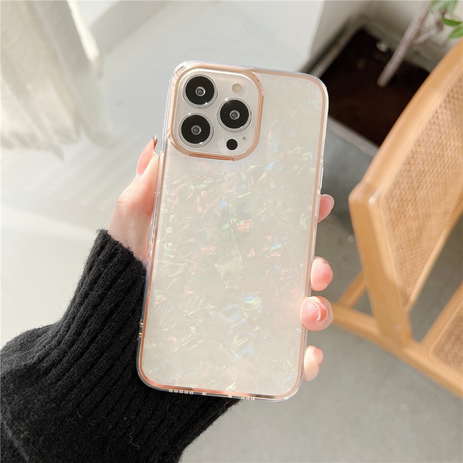 Soft Case Hp Dengan Glitter Warna Pink Untuk iPhone 13 / 12 / 11promax / XR / XS Max / X / 7 / 8plus / SE 2020