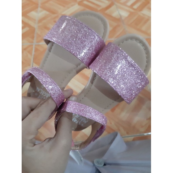 Sepatu Sandal anak Stay magical H&amp;M pink glitter