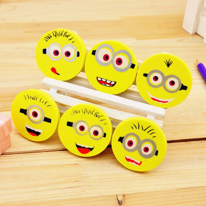 

Penghapus Lempeng Bulat Motif Minion