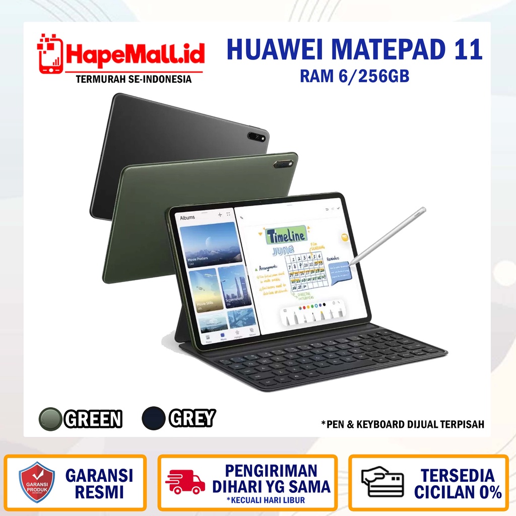 HUAWEI MATEPAD 11 RAM 6/256GB GARANSI RESMI HUAWEI INDONESIA