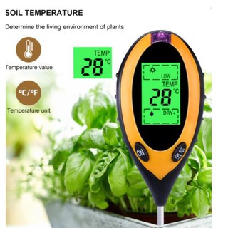 Harga Terbaru Pengukur Suhu Tanah Ph Meter Digital Tester Soil Survey 4 In 1 - - Soil 4 In 1 #1