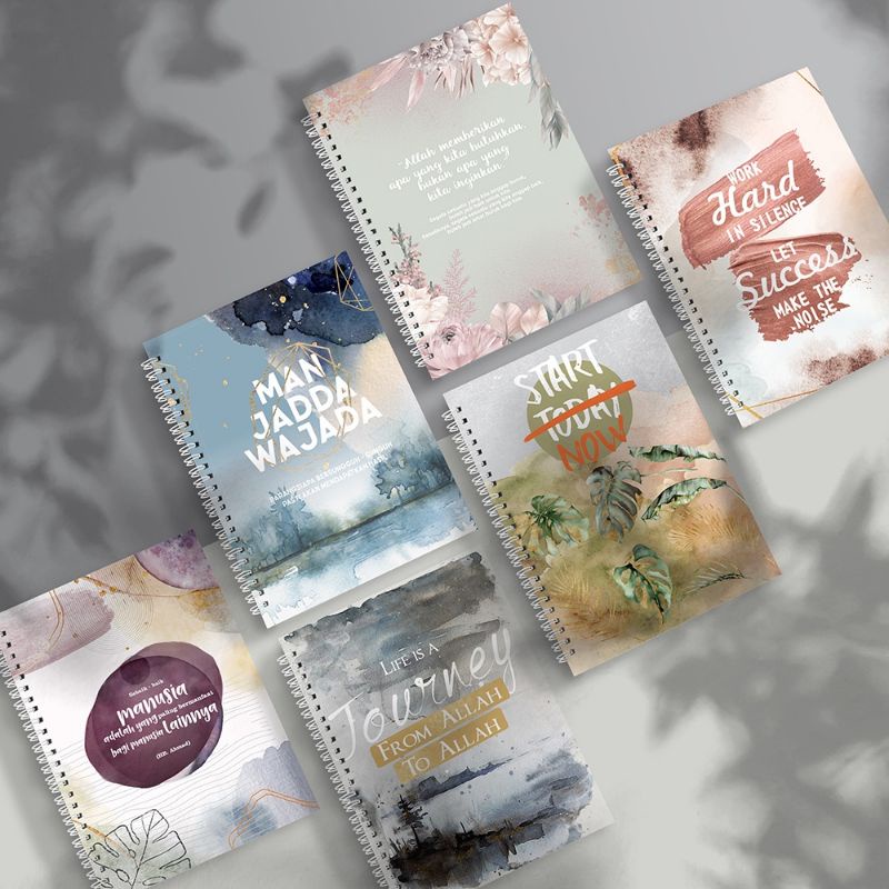 

NOTEBOOK AESTHETIC | BUKU JOURNAL SPIRAL | BUKU TULIS A5 | BUKU CATATAN