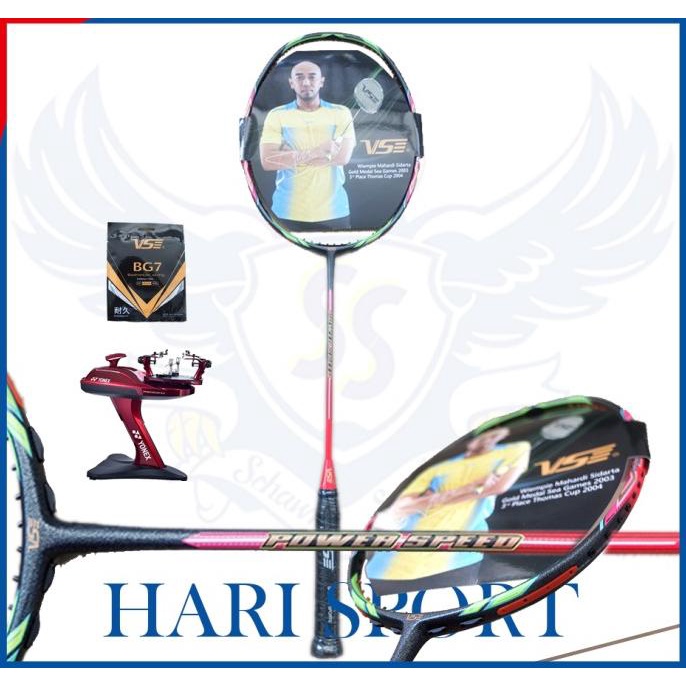 Vse Power Speed Frame Smash Raket Badminton Bulutangkis Roccabar