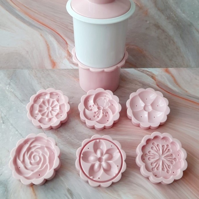 Forbake Mooncake Press mold 50gr 6pc FB75500 / cetakan kue bulan/ cetakan kue bulan press