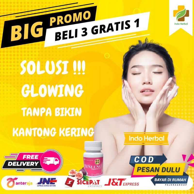 Kapsul Pencerah Pemutih Badan Permanen Kulit Wajah Glowing Pria Wanita Cowok Cewek Ampuh BPOM