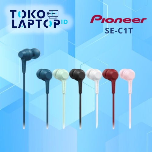 Pioneer SE-C1T / C1T In Ear Earphone Garansi Resmi