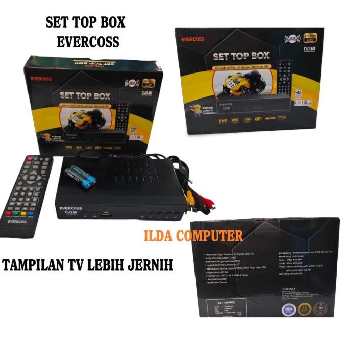 Evercross Set Top Box Pro TV Digital Receiver Full HD STB evercross