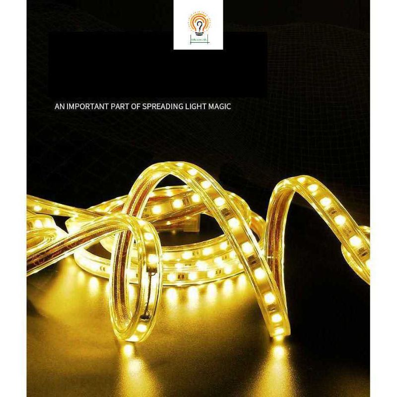 Lampu LED Strip Selang 2835/120LED 220V Per Meter 120Mata LED Water Proof