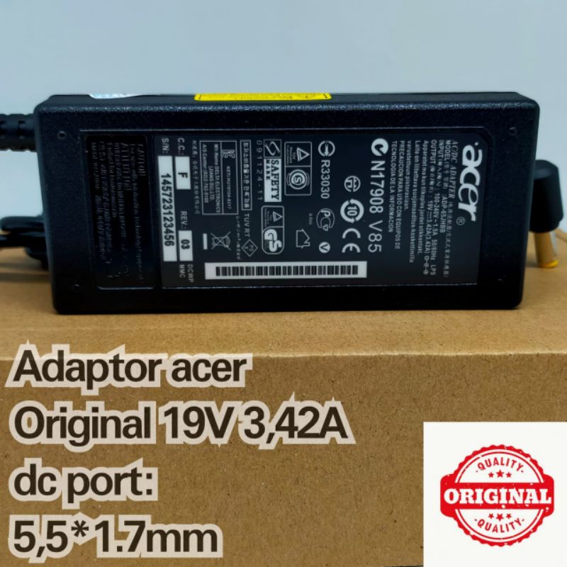 Adaptor Charger Original Laptop Acer Aspire 4736 4749
