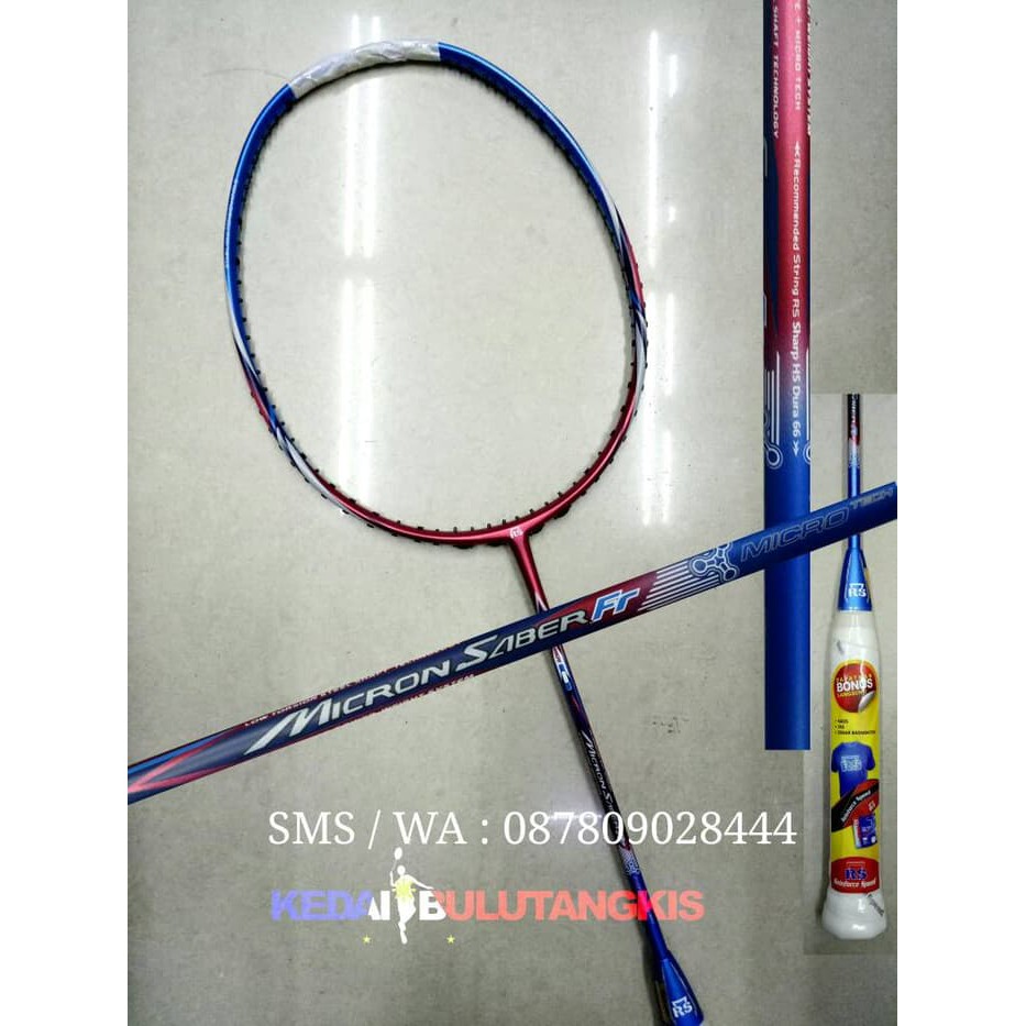 terbaru RAKET BADMINTON RS MICRON SABER FR