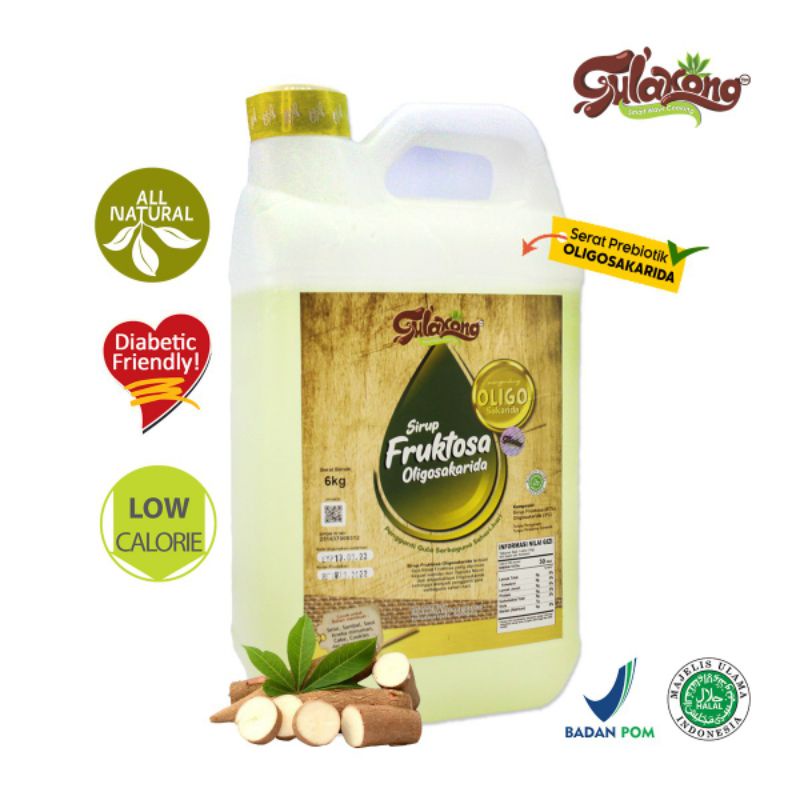 

Gulakong - Gula Tapioka Alami 6 kg (Jerigen)