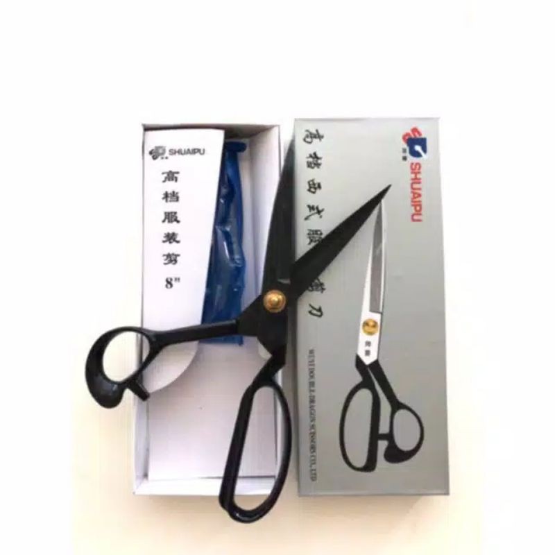 

Gunting kain merk shuaipu 8 inch tajam original