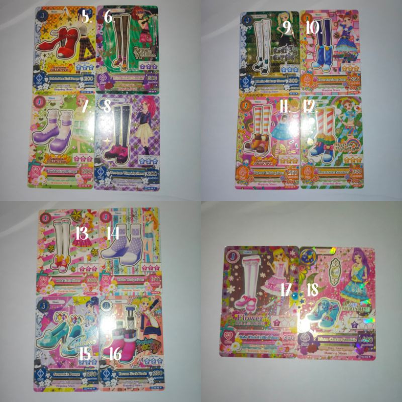 Aikatsu Card / Kartu Aikatsu (Shoes)