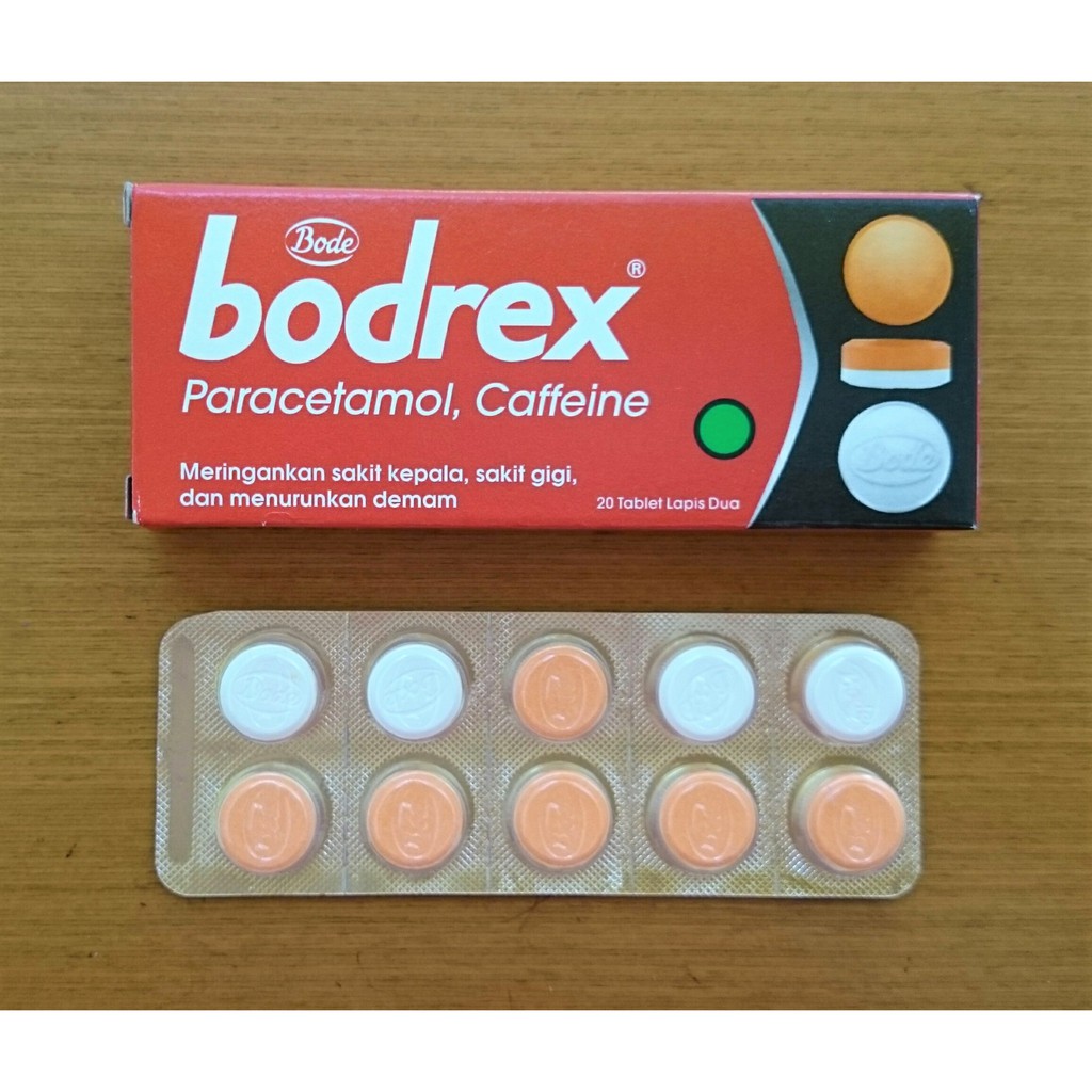 Jual Bodrex Tablet Strip Obat Demam Nyeri Sakit Kepala Gigi Pusing Indonesiashopee Indonesia