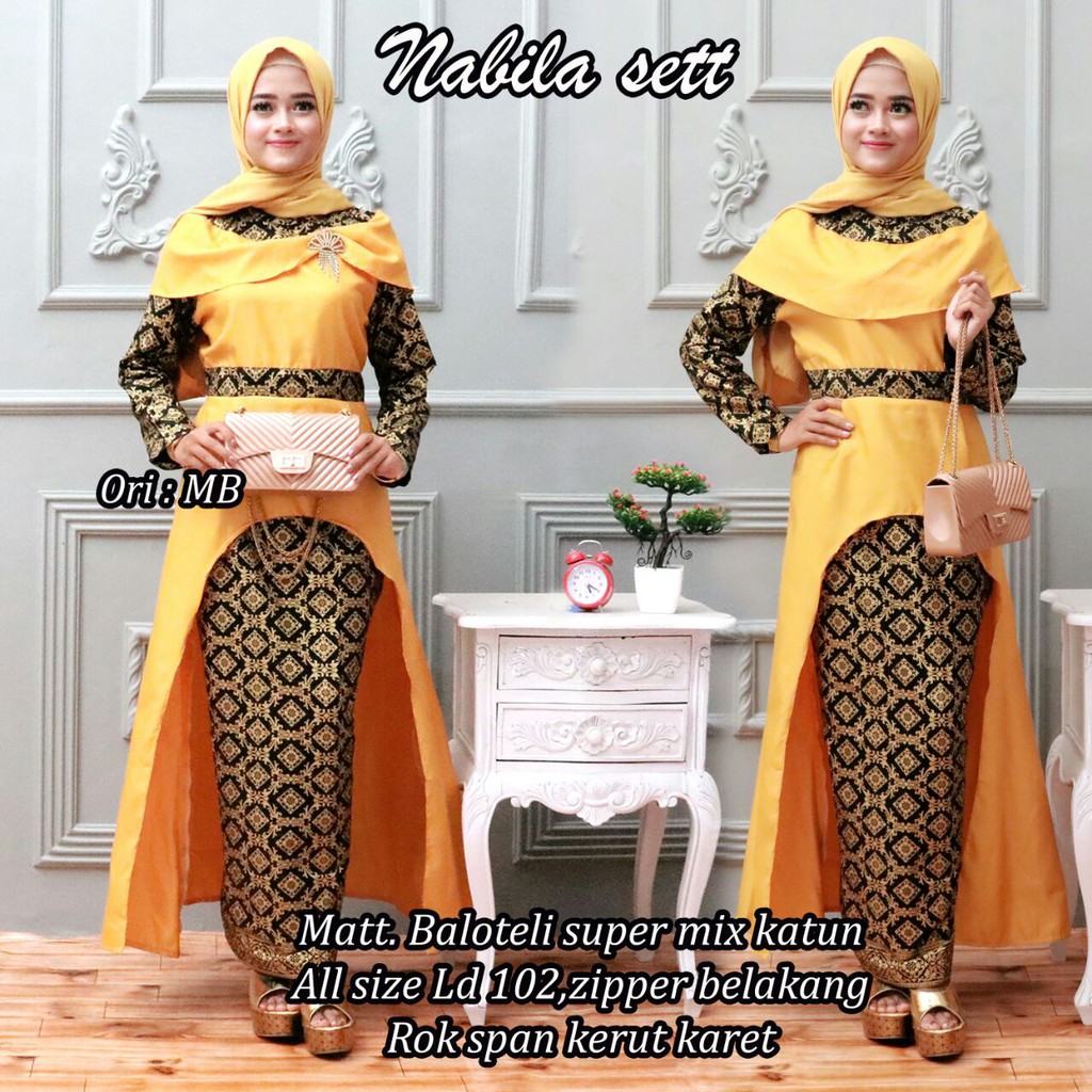 GROSIR BATIK NABILA SET