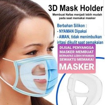 Mask Braked Penyanggah Masker 3D Mask Holder