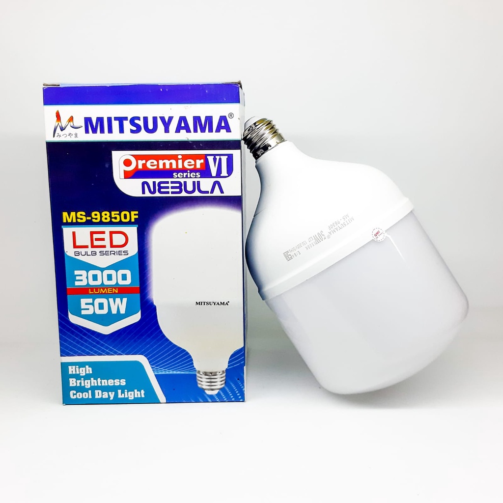 Bohlam Besar Super Terang Mitsuyama Nebula 50 Watt Hemat Energy MS-9850F