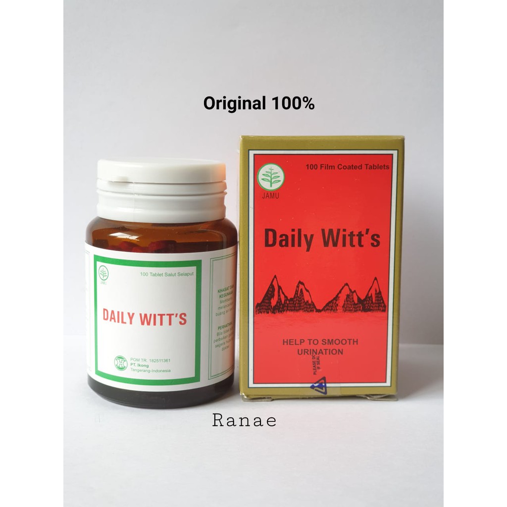 Daily Witt's - membantu melancarkan buang air kecil