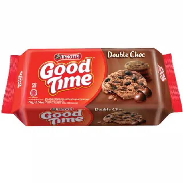 

GOOD TIME DOUBLE CHOCCHOCOCHIPS 72 GR