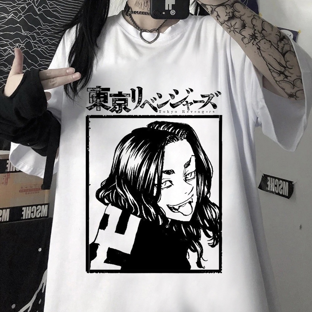 Tshirt Baji Smile Anime Tokyo Revengers Manga Premium Unisex