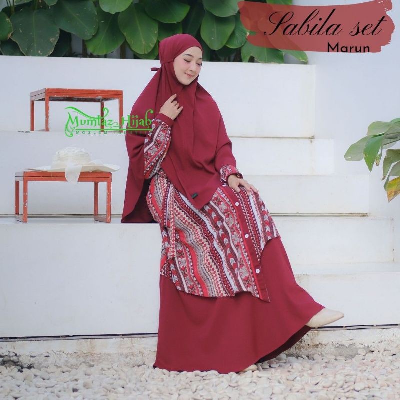 Gamis Sabila set syar'i by Mumtaz hijab