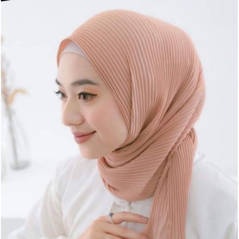 KERUDUNG PASHMINA FULL PLISKET / KERUDUNG PASHMINA QUELLA / KERUDUNG PASHMINA PLISKET/  CHOLIDAHSHOP