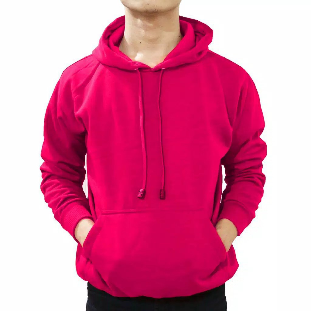 (BIG SALE) Sweater Polos Hoodie Ziper Oblong Premium Fleece Tebal