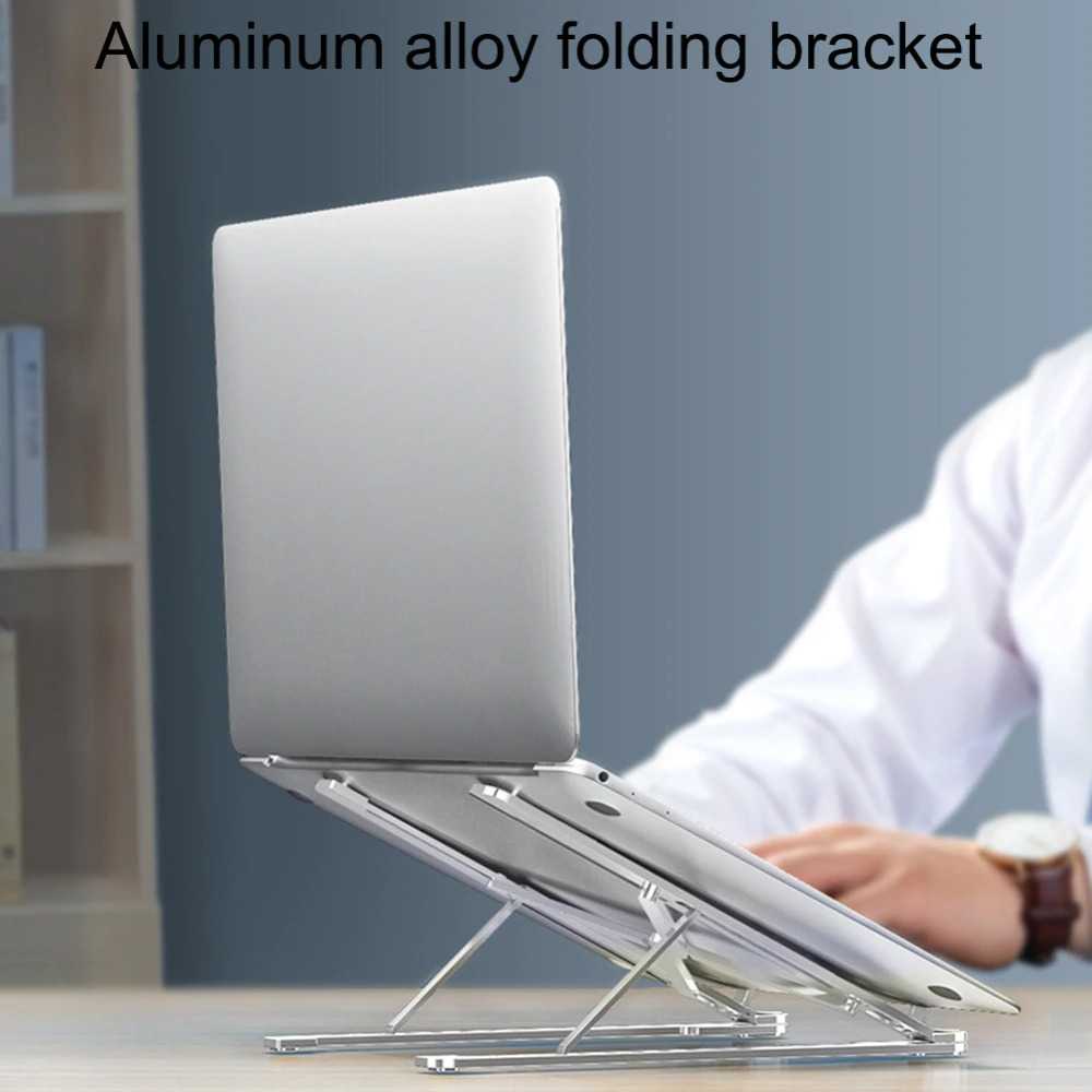 FGH Laptop Stand Aluminium Foldable Adjustable 14-17.3 Inch - P4