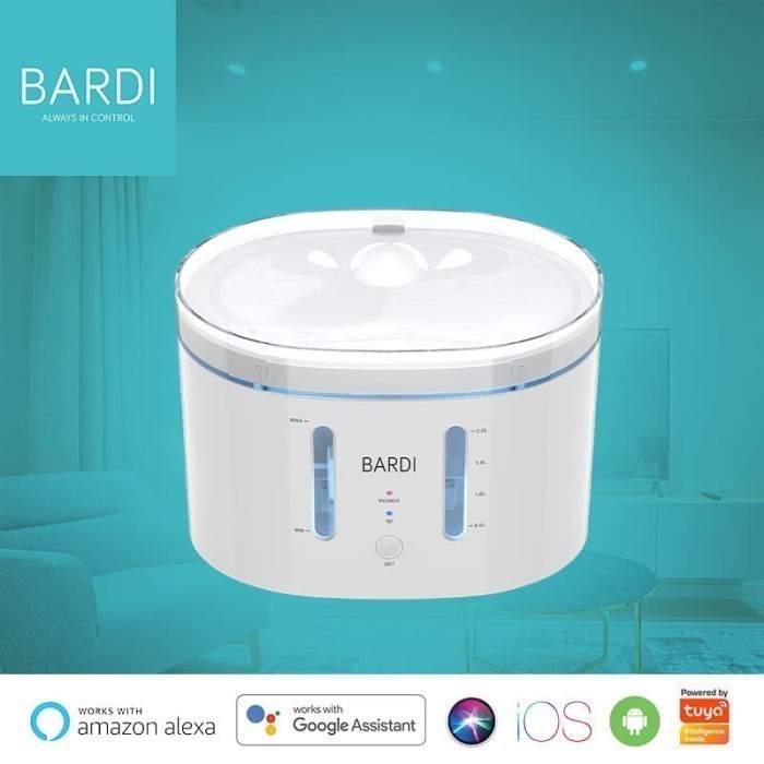 Bardi Smart Water Fountain Dispenser minuman kucing/anjing otomatis