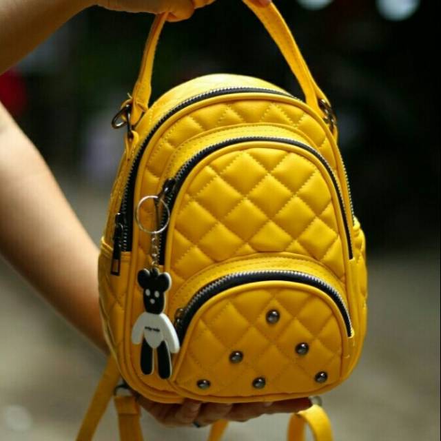 Tas selempang mini JAITENSTUDEGG /tas mungil multifungsi bisa ransel bisa selempang bisa jinjing