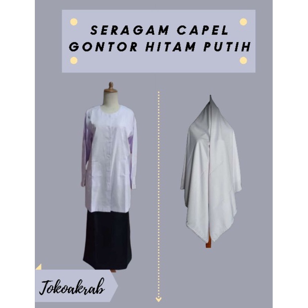 SERAGAM GONTOR 1 SET / SERAGAM CAPEL GONTOR