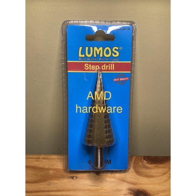 MATA BOR PAGODA SPIRAL HSS TITANIUM STEP DRILL BIT 4-32mm (benz,nachi) Termurah