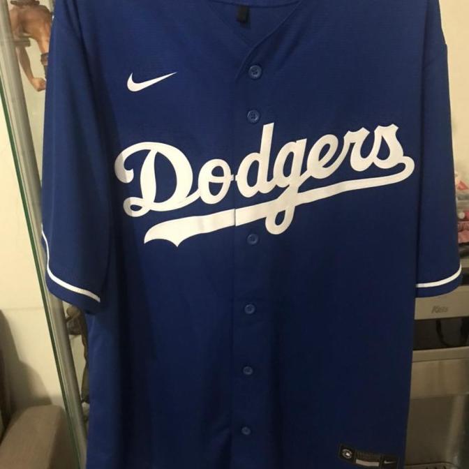 [PROMO MURAH BISA COD] Jersey Nike MLB Baseball LA Dodgers Alternate 2020 - 2021 Original